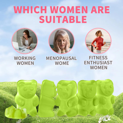Cortisol Gummies for Women,Cortisol Manager with Ashwagandha,Magnesium,L-theanine,Phosphatidylserine,Rhodiola Rosea,Black Pepper for Mood Support,Adrenal Balance,Sleep,Vegan,Apple Flavor,60 Count HudetexBuy Supplements Australia
