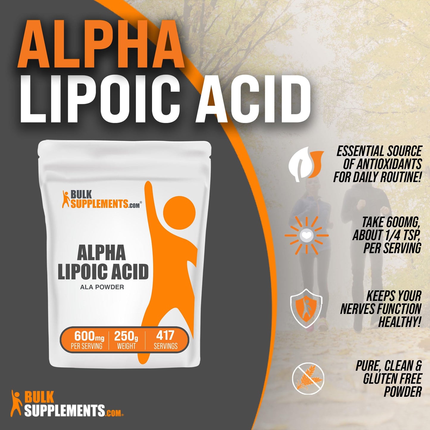 BULKSUPPLEMENTS.COM Alpha Lipoic Acid Powder - ALA Supplement, Alpha Lipoic BULKSUPPLEMENTS.COMBuy Supplements Australia