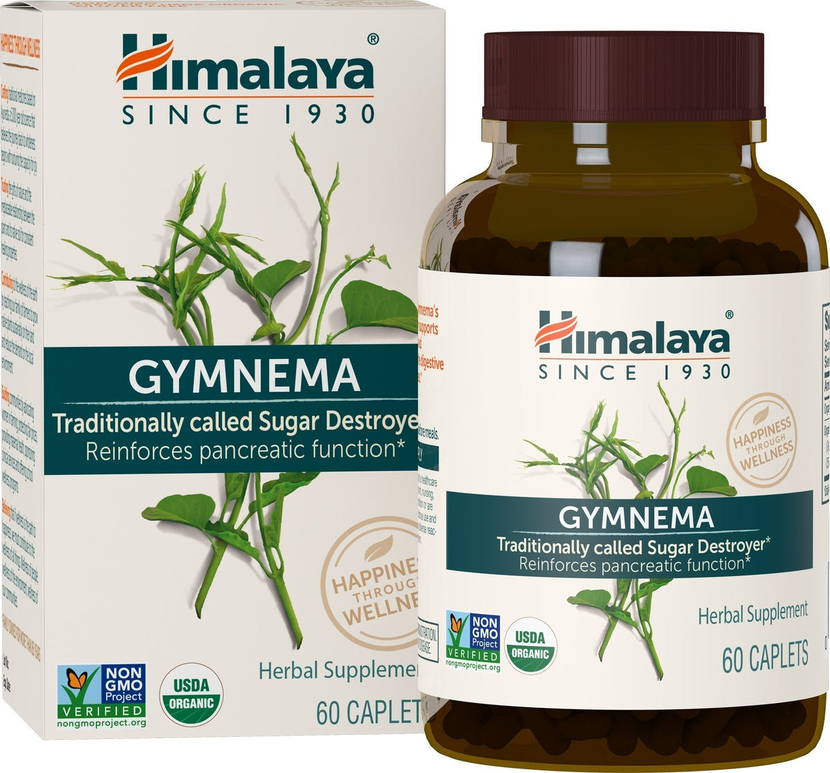 Himalaya Organic Gymnema Sylvestre for Glucose Metabolism, 700 mg HimalayaBuy Supplements Australia