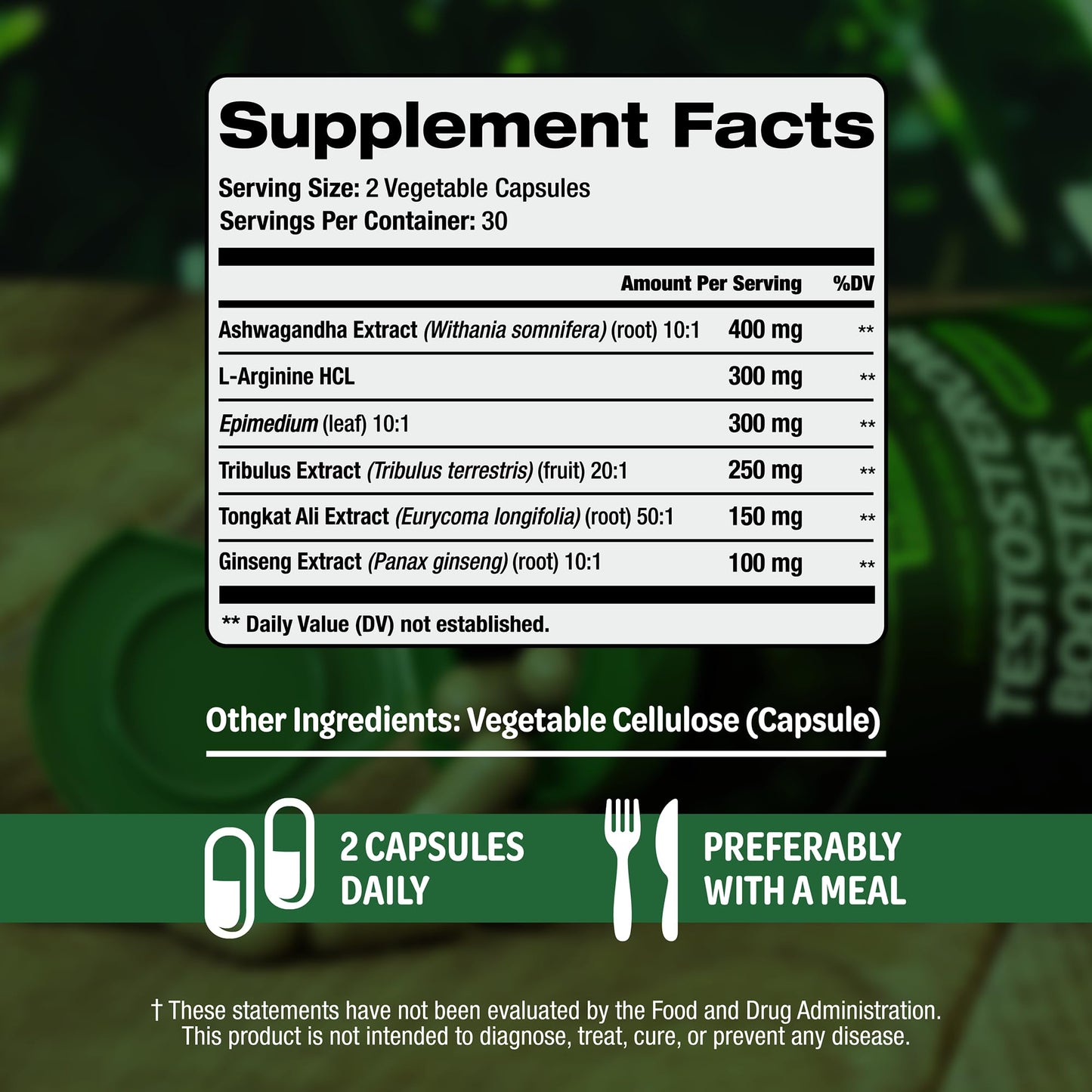 Testosterone Booster Supplement for Men - Male Enhancing Test Boost - Ashwagandha, L-Arginine, Tongkat Ali, Tribulus + More - Workout, Build Muscle, Strength, Energy & Performance - 2 Month Supply SLADAK NATURALS ㅤBuy Supplements Australia