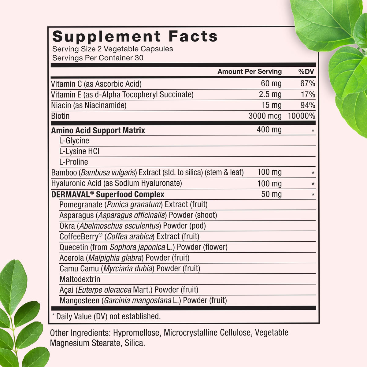 Force Factor Collagen Boosting Superfoods, Vegan Collagen Booster with Hyaluronic Acid, Biotin, Bamboo, Amino Acids & Vitamins for Hair, Skin, and Nails, Strengthener and Skin Supplement, 60 Capsules Force FactorBuy Supplements Australia