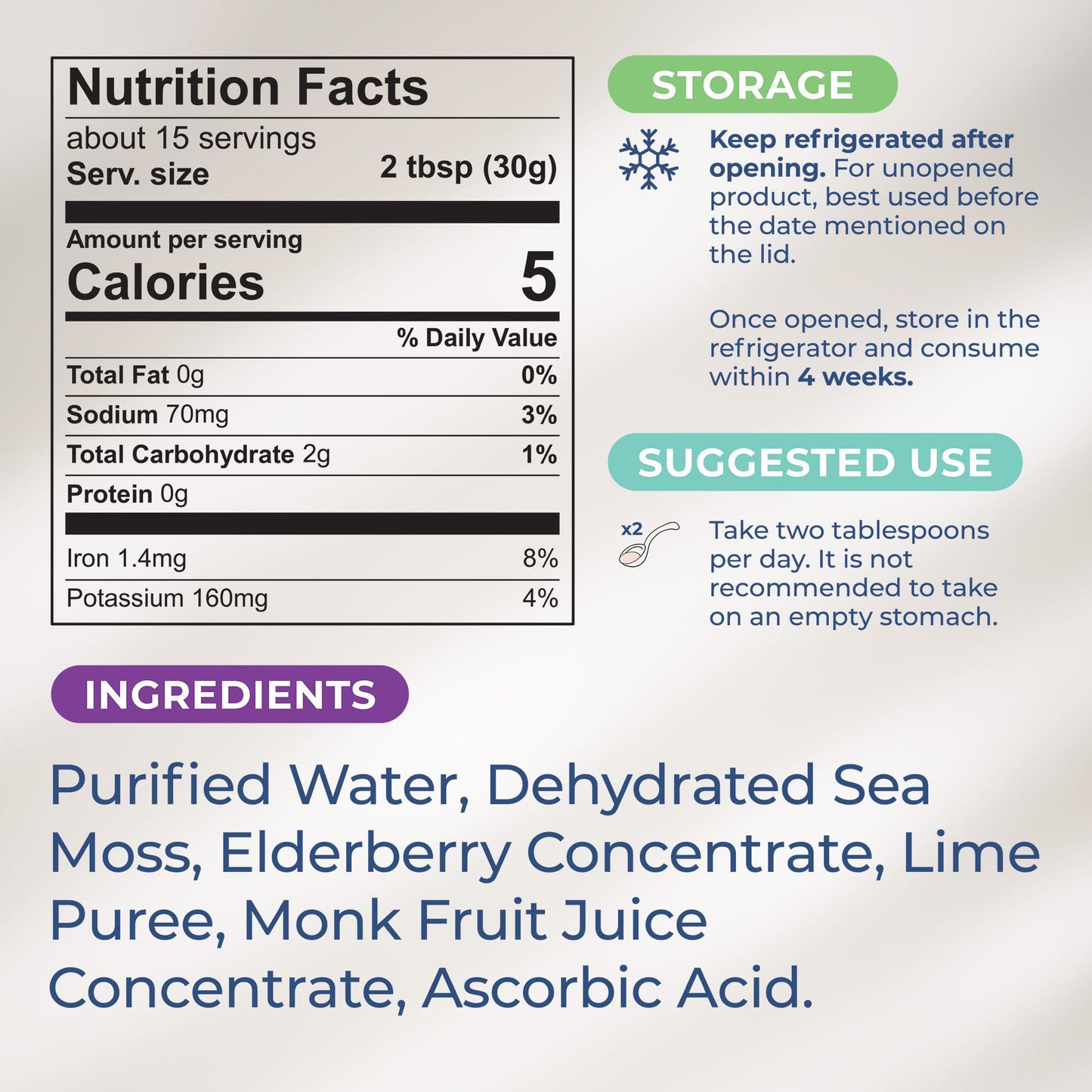 TrueSeaMoss Wildcrafted Irish Sea Moss Gel – Nutritious Organic Raw Seamoss Rich TrueSeaMossBuy Supplements Australia