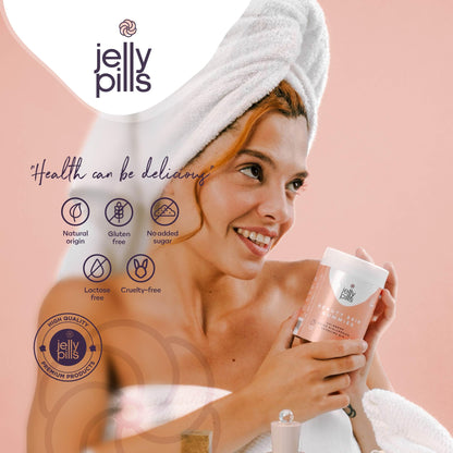 Jelly Pills® Hydrolyzed Collagen Gummies with Hyaluronic Acid and Coenzyme Q10 Jelly PillsBuy Supplements Australia