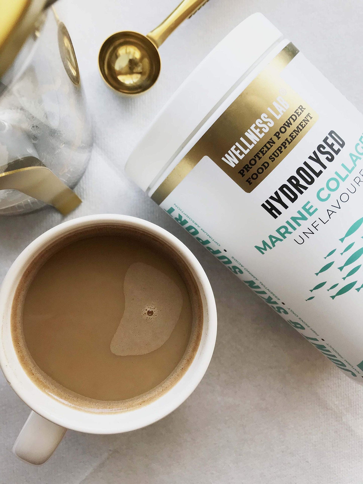 Cleanest Marine Collagen Peptides | Wellness Lab 454g | Type I,III | Highest Bioavailability Hydrolysed Protein Wellness LabBuy Supplements Australia