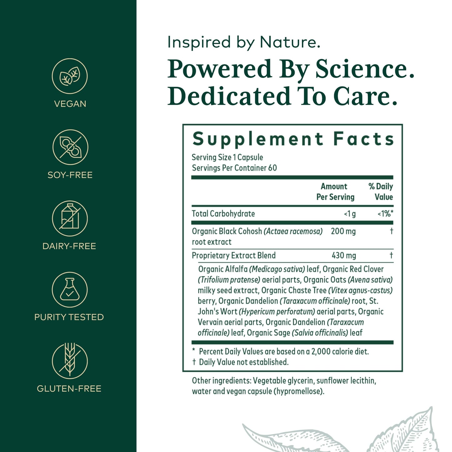 GAIA HERBS PRO Female Support Formula - Supports Healthy PMS & Menopause Fluctuations with Alfalfa Leaf, Black Cohosh Root Extract, Dandelion Root & More* - Vegan - 60 Liquid Phyto-Caps (60 Servings) Gaia Herbs PROBuy Supplements Australia