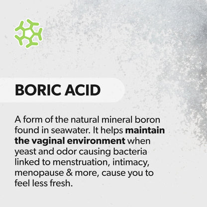 AZO® Boric Acid Vaginal Suppositories for Women, Helps Support Odor Control with Clinically Studied Boric Acid, Non-GMO, 30 Count AZOBuy Supplements Australia