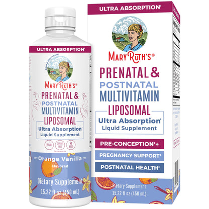 MaryRuth Organics Prenatal & Postnatal Multivitamin for Women | Sugar Free | Formulated for Pre-Conception, Pregnancy & Nursing | Prenatal Vitamins | Vegan | Non-GMO | Gluten Free | 30 Servings MARYRUTH'SBuy Supplements Australia