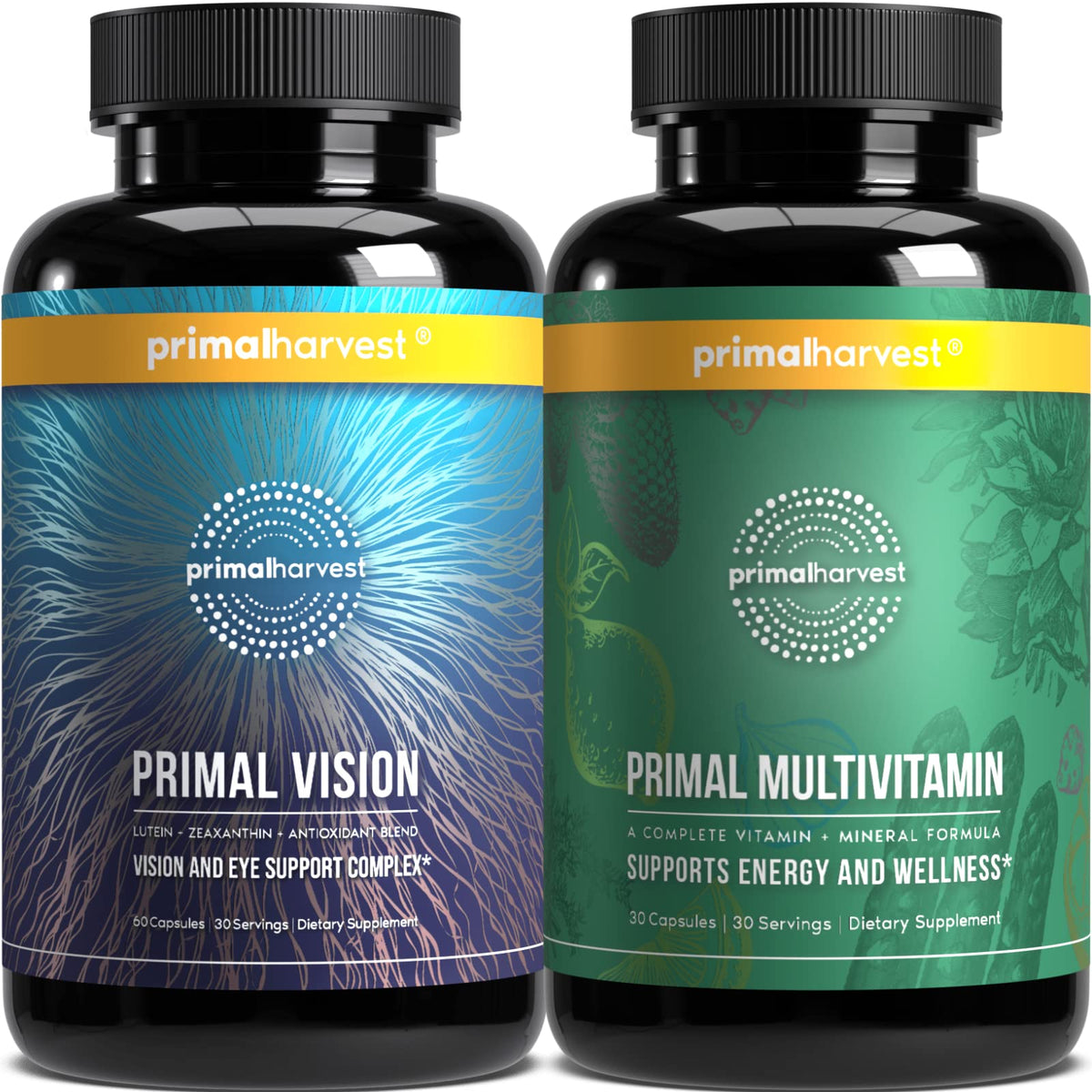 Primal Harvest Multivitamin & Primal Vision – Complete Support for Daily Wellness & Eye Health with Essential Vitamins & Nutrients Primal HarvestBuy Supplements Australia