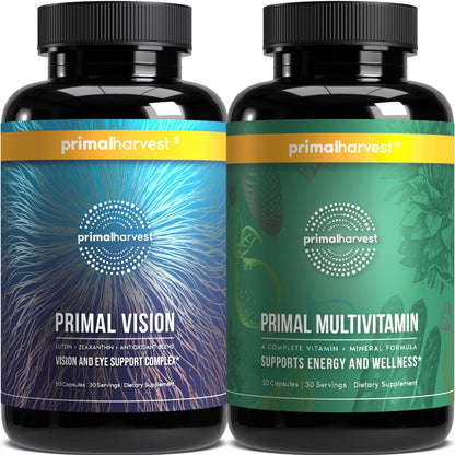 Primal Harvest Multivitamin & Primal Vision – Complete Support for Daily Wellness & Eye Health with Essential Vitamins & Nutrients Primal HarvestBuy Supplements Australia