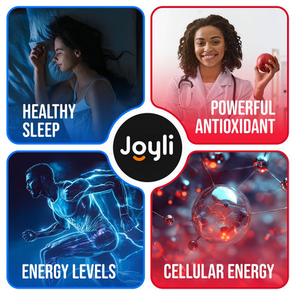 CoQ10 500mg + Magnesium Glycinate Gummies Bundle – High Absorption Coenzyme Q10 120 Softgels & 60 Sugar-Free Sleep Gummies – Heart, Energy & Mood Support – Enhanced Formula, USA Made JOYLI NutritionBuy Supplements Australia