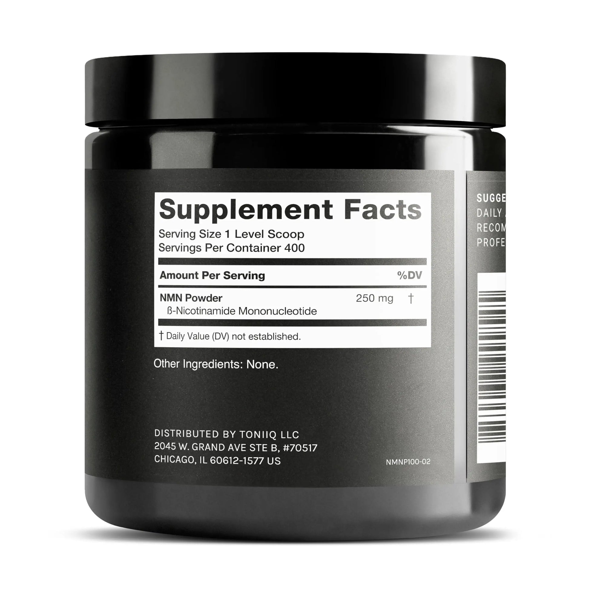 Toniiq Ultra High Purity NMN Powder - 100 Grams - 99.5% Highly Purified and Highly Bioavailable - Fully Stabilized Formula - Supports NAD+ Levels - Nicotinamide Mononucleotide Powder Supplement ToniiqBuy Supplements Australia
