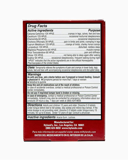 Hyland's Leg Cramps PM Tablets 50 ea 50 Count (Pack of 2) Hyland'sBuy Supplements Australia