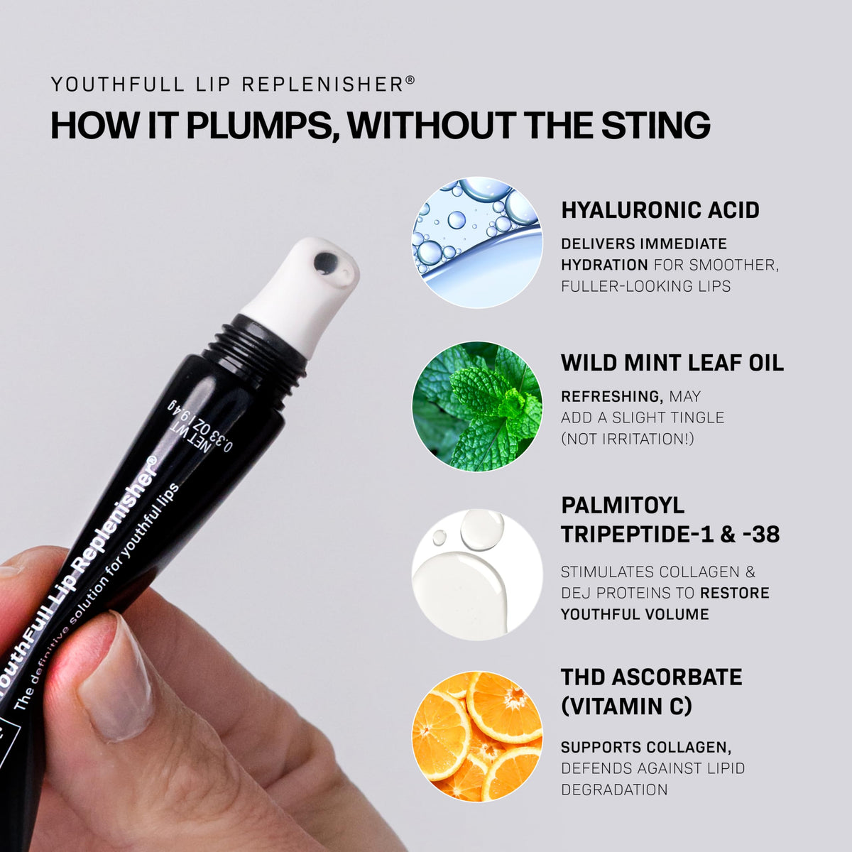 Revision Skincare YouthFull Lip Replenisher®, Moisturizing Lip Plumper with Hyaluronic Acid