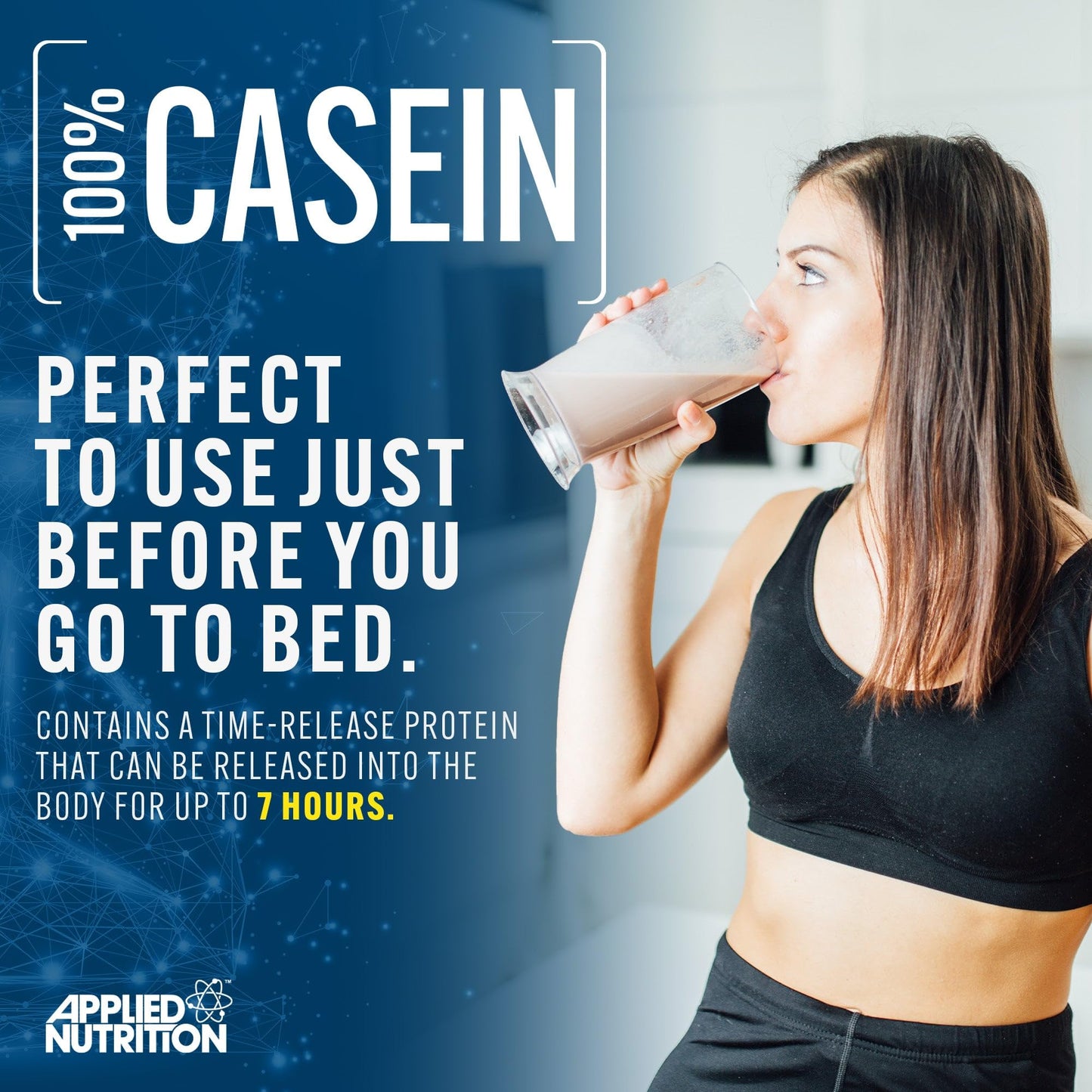 Applied Nutrition Casein Protein Powder - Micellar Casein Supplement, Slow Release Protein Applied NutritionBuy Supplements Australia