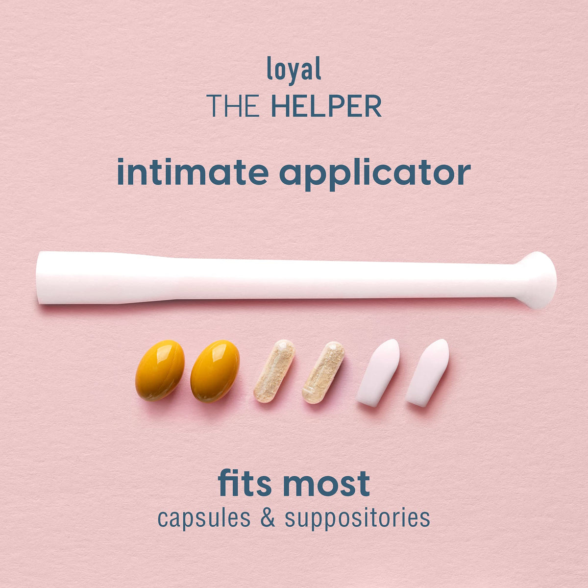 Loyal The Helper Suppository Applicators | Efficient | Compact | Comfortable | Fits Most Brands, Pills, Tablets and Boric Acid Suppositories (30-Pack) LoyalBuy Supplements Australia