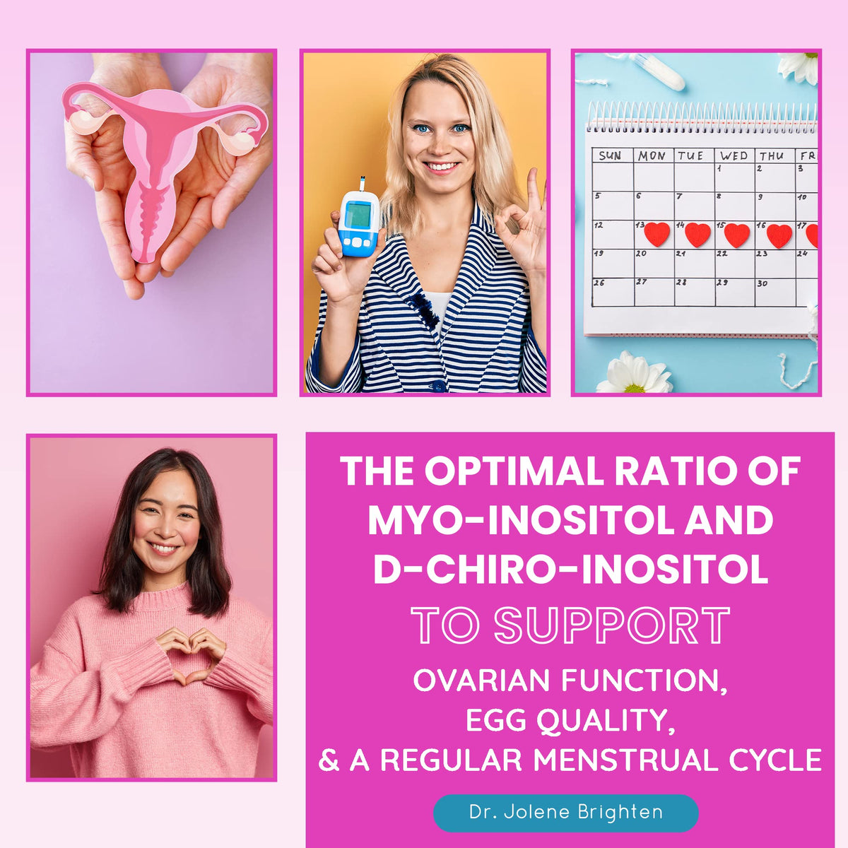 Dr. Brighten Myoinositol Plus - Doctor Formulated Ratio of Myo- and D-Chiro-Inositol Dr. BrightenBuy Supplements Australia