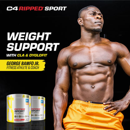 C4 Ripped Sport Pre Workout Powder Fruit Punch - NSF Certified for Sport + Sugar Free CellucorBuy Supplements Australia