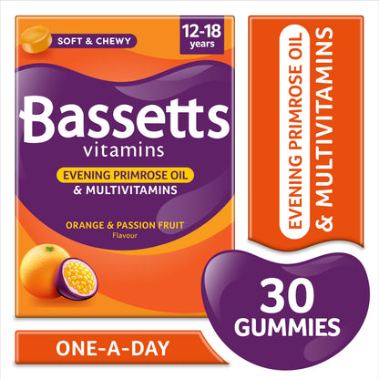 Bassetts Vitamins 12-18 EPO Orange & Passion Fruit 30's, 94.2 g, Orange and passionfruit Bassetts VitaminsBuy Supplements Australia