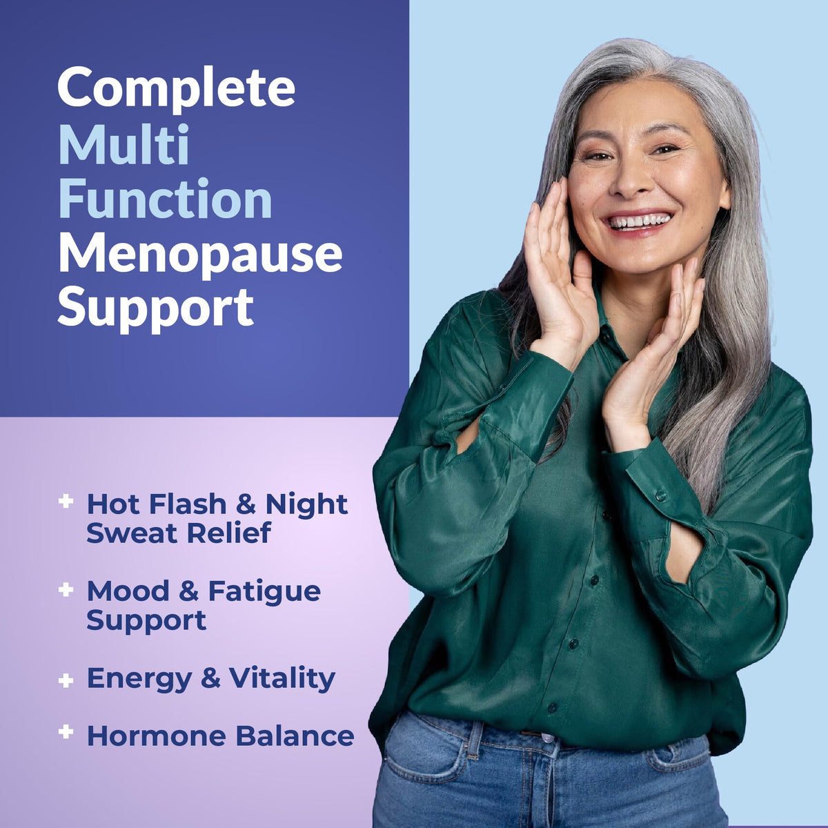 Natural Menopause Supplements for Women - Perimenopause Supplements for Hormonal Balance, Bloating & Mood Swings | Hot Flashes Menopause Relief w/Probiotics & Prebiotics, Black Cohosh & Chasteberry PharmaSuppsBuy Supplements Australia