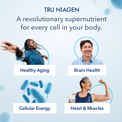 TRU NIAGEN BEAUTY NAD+ for Hair, Skin & Nails | Contains Niagen®, Astaxanthin, Hyaluronic Acid, Biotin | Supports Skin Elasticity & Moisture Retention | Daily Supplements for Men & Women | 30 Servings TRU NIAGENBuy Supplements Australia