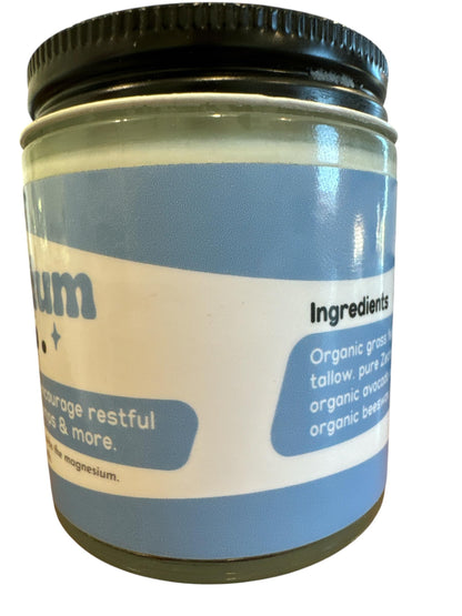 Magic Moo Magnesium Whipped Tallow Skincare for sore muscles, sleep, muscle and period cramps, stress, relaxation & more. Topical magnesium that works. Boopie's Magic Moo TallowBuy Supplements Australia