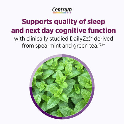 Centrum Restful Sleep Menopause Support Tablets, Supplement with Clinically Studied DailyZz and geniVida, 28 Count CentrumBuy Supplements Australia