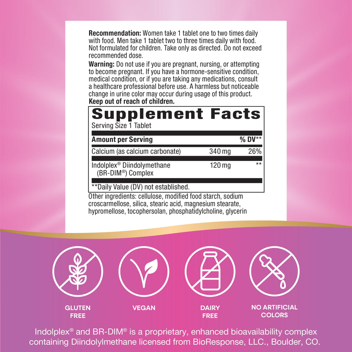 Nature's Way Estrobalance, Absorbable BR-DIM, Supports Healthy Estrogen Metabolism*, Vegan, Gluten Free, 60 Tablets (Packaging May Vary) Nature's WayBuy Supplements Australia