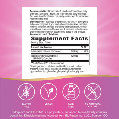 Nature's Way Estrobalance, Absorbable BR-DIM, Supports Healthy Estrogen Metabolism*, Vegan, Gluten Free, 60 Tablets (Packaging May Vary) Nature's WayBuy Supplements Australia
