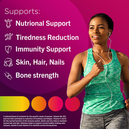 Centrum Women Tablets Multivitamin & Mineral Supplements, with 23 essential nutrients CentrumBuy Supplements Australia