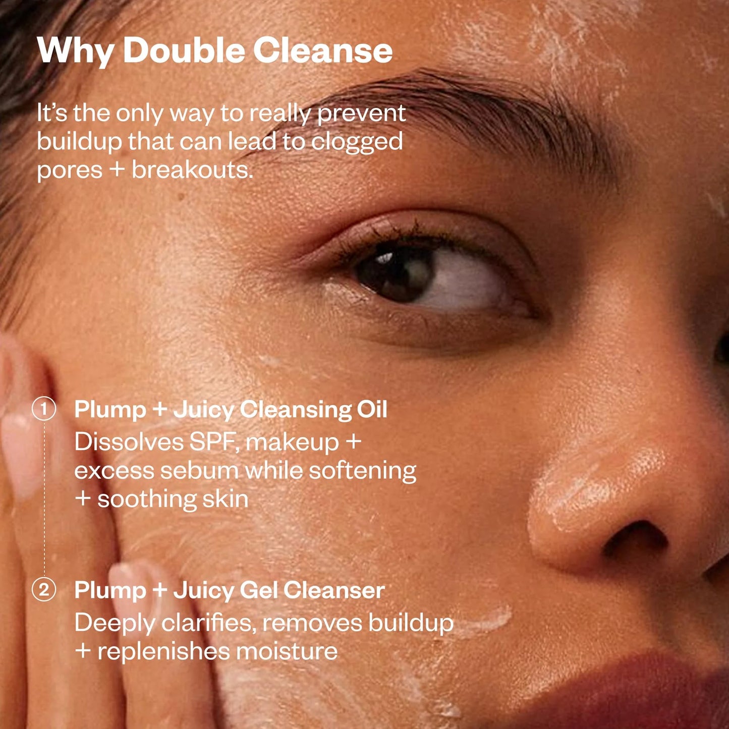 Kosas Plump + Juicy Cushiony Calm Botanical Cleansing Oil – Hydrating Makeup Remover for Sensitive Skin, Non-Greasy Oil Cleanser with Ceramides & Squalane for Soft, Soothed Skin KosasBuy Supplements Australia