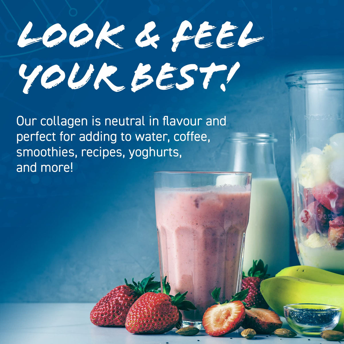 Applied Nutrition Marine Collagen Powder - Hydrolysed Collagen Protein, Healthy Skin, Hair, Nails Applied NutritionBuy Supplements Australia