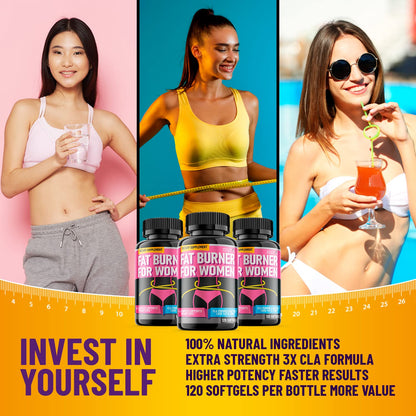 Helix Heal Belly Fat Burner for Women - Lose Stomach Fat w/Softgel Diet Pills Helix HealBuy Supplements Australia