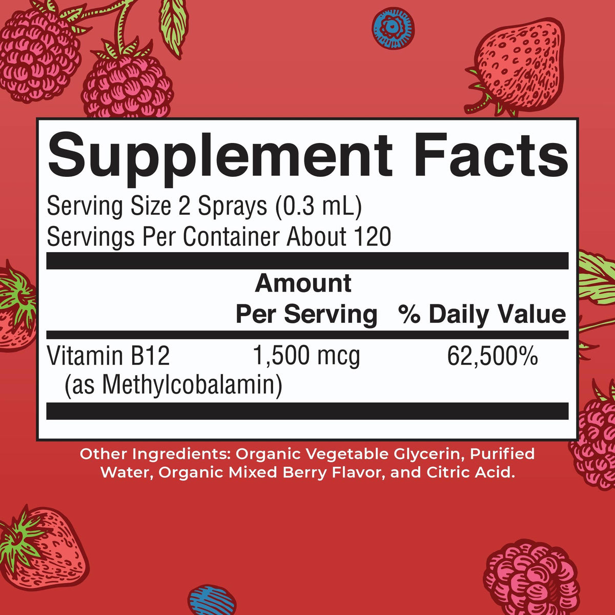 MaryRuth Organics Methyl B12 Spray | 1,500 mcg B12 Per Serving | Methylcobalamin | Energy Metabolism | Nervous System Support | Neuro Health | Vegan | Gluten Free | Sugar Free | 1 Fl Oz MARYRUTH'SBuy Supplements Australia