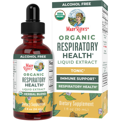 MaryRuth Organics USDA Organic Respiratory Health Liquid Drops with Mullein Leaf | Marshmallow Root & Elderberry | Mullein Drops for Lungs Herbal Blend | Immune Support Supplement | Vegan | 1 Fl Oz MARYRUTH'SBuy Supplements Australia