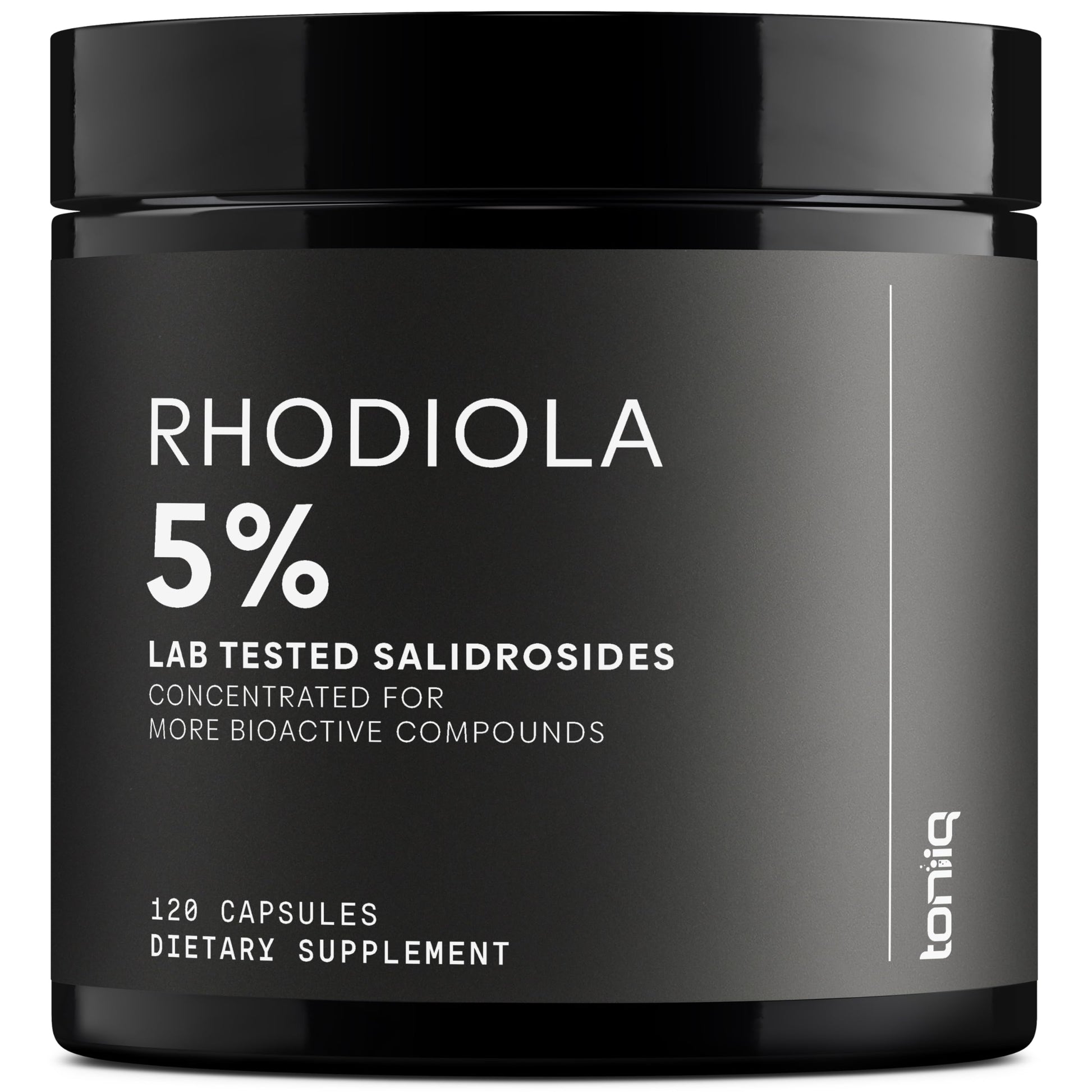 Toniiq Triple-Strength 600mg Rhodiola Rosea - 120 Capsules - 5% Salidroside Concentrated Extract - Highly Purified and Bioavailable Toniiq buy supplements Au