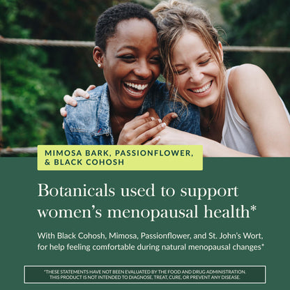 Gaia Herbs Menopause Support Nighttime - Menopause Supplement for Women* - with Black Cohosh, Mimosa, Passionflower & St. John's Wort - 60 Vegan Liquid Phyto-Caps (30 Servings) Gaia HerbsBuy Supplements Australia