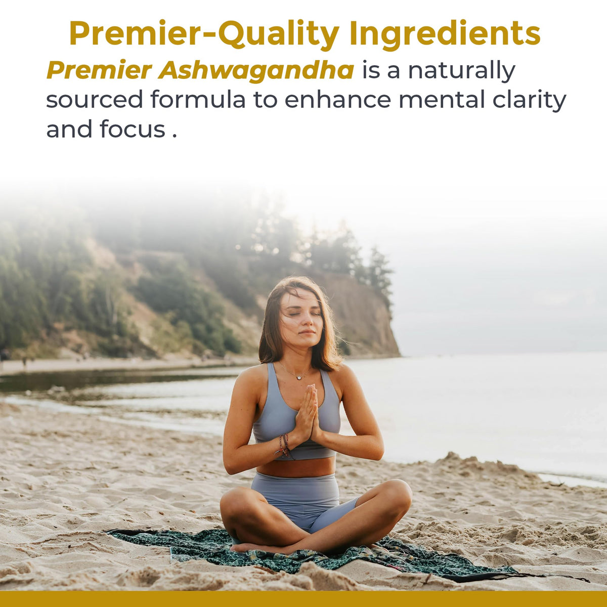 Premier Research Labs Premier Ashwagandha - Pure Supplement for Women & Men with Organic Ashwagandha Root, Herbal Pills for Stress & Sleep Support, Fermented for Absorption - 120 Plant-Based Capsules Premier Research LabsBuy Supplements Australia