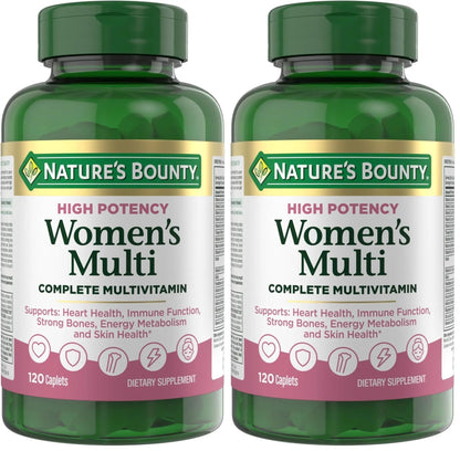 Nature's Bounty High Potency Women’s Complete Multivitamin, Daily Vitamin with Vitamin C, Supports Heart Health & Immune Function Nature's Bounty