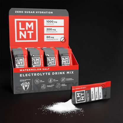 LMNT Zero Sugar Electrolytes - Watermelon Salt | Drink Mix | 30-Count Drink LMNTBuy Supplements Australia