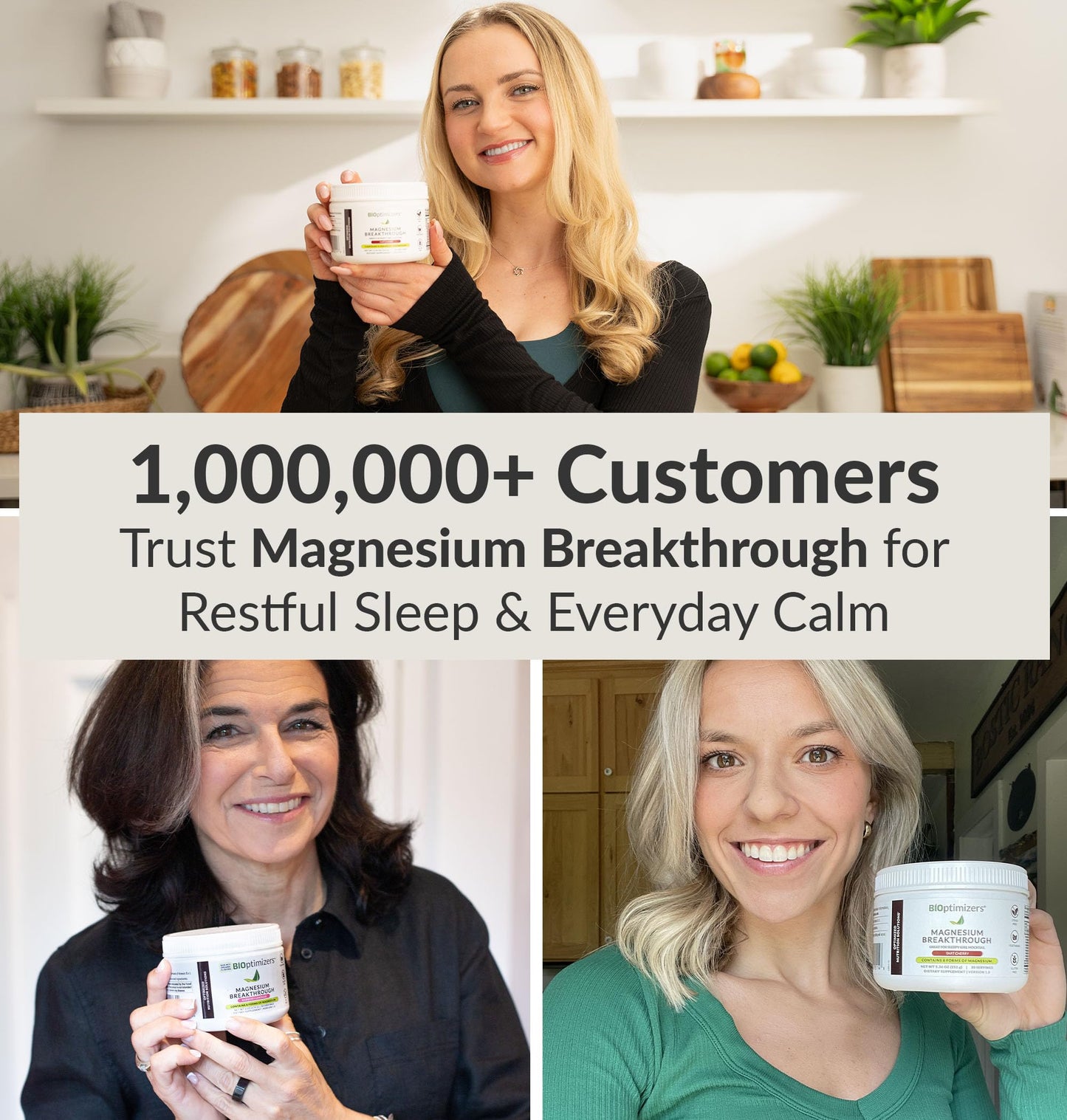 BIOptimizers Magnesium Breakthrough Drink - 8 Forms of Magnesium, Electrolytes, Sleep Health, Stress, Muscle Recovery, Heart Support | Glycinate, Citrate, Malate- Tart Cherry BIOptimizersBuy Supplements Australia
