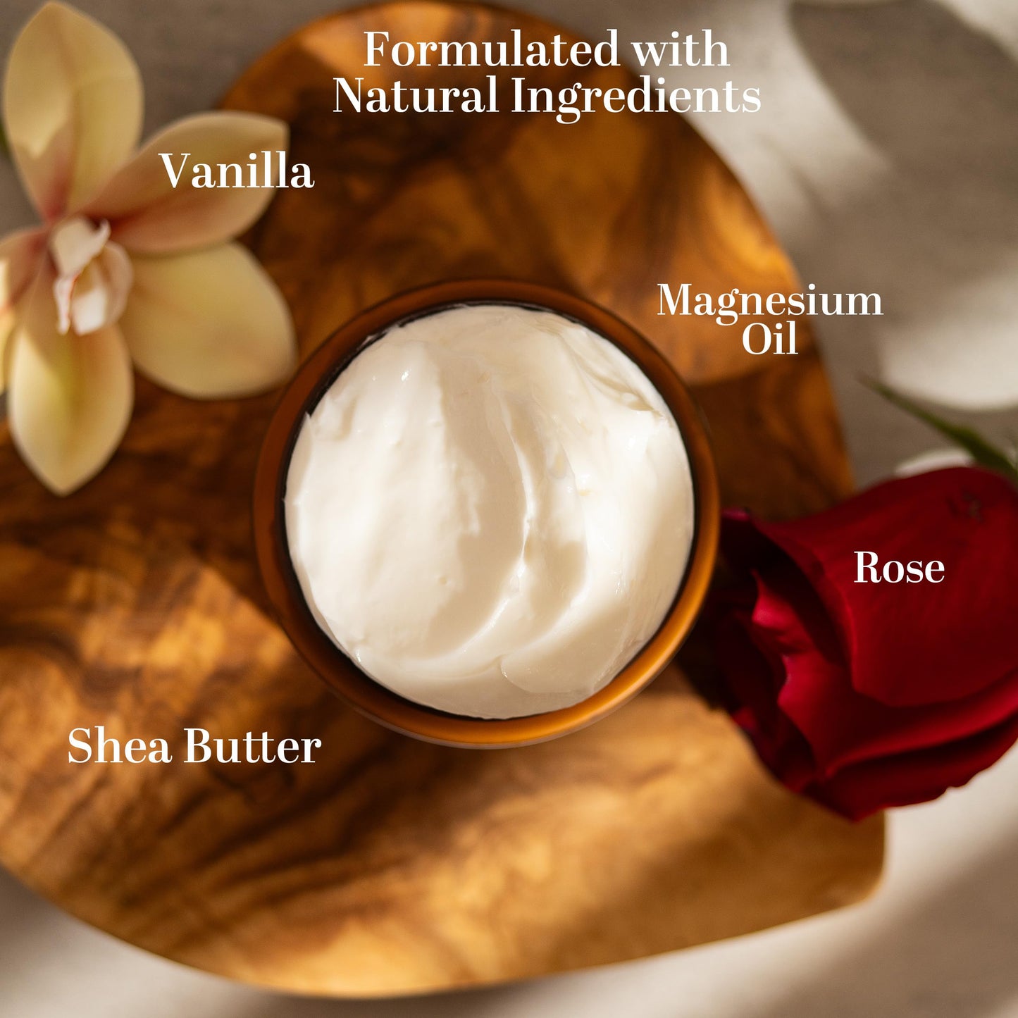 Better Shea Butter Magnesium Lotion for Women | Vanilla Rose | For Pregnancy, Kids & Babies | Relieves Muscle Tension & Leg Cramps | Organic & Natural Ingredients Better Shea ButterBuy Supplements Australia