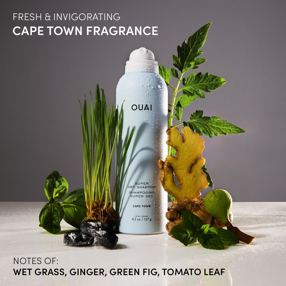 OUAI Super Travel Size Dry Shampoo - Volumizing Dry Shampoo - Absorbs Oil, Dirt & Sweat - Blends Seamlessly into Hair with Zero Residue & Enriched with a Long-Lasting Scent - Cape Town (2 oz) OUAIBuy Supplements Australia