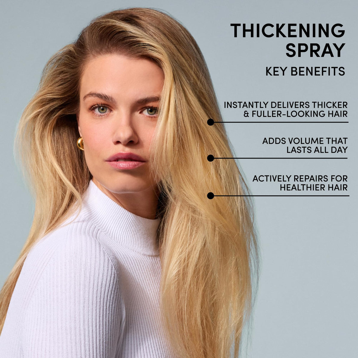 OUAI Hair Thickening Spray - Thickening & Volumizing Spray for Instantly Thicker, Fuller-Looking Hair - Protects, Strengthens & Repairs with Amaranth Peptide & Amino Acids (6 Fl Oz) OUAIBuy Supplements Australia