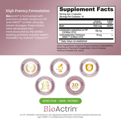 Bioactrin Vaginal Probiotics for Women - Formulated Bacterial Vaginosis Treatment, Yeast Infection SIGNIFY NATUREBuy Supplements Australia
