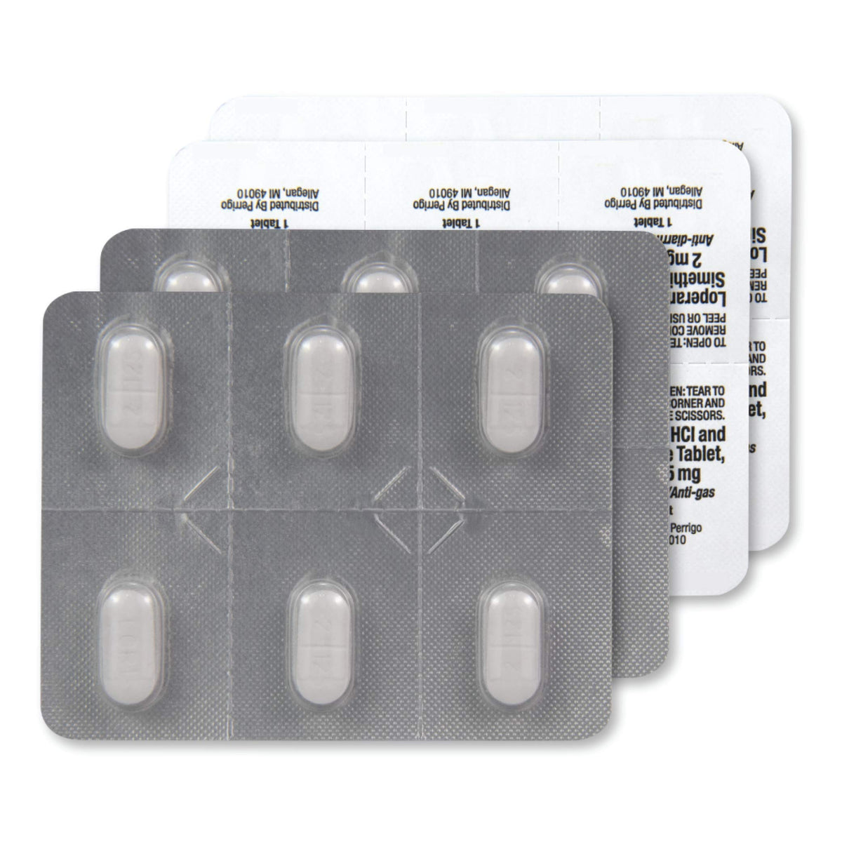 Amazon Basic Care Loperamide Hydrochloride 2 mg and Simethicone 125 mg Tablets, Multi-Symptom Relief, Anti-Diarrheal, Bloating and Cramps, Gas Relief, 24 Count Amazon Basic Care buy supplements Au