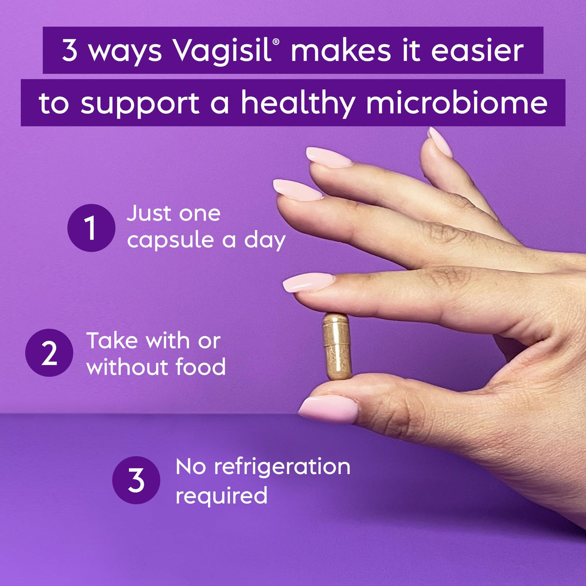 Vagisil Yeast Defense Supplements, Helps Balance Yeast and Good Bacteria, Clinically-Proven Probiotics VagisilBuy Supplements Australia