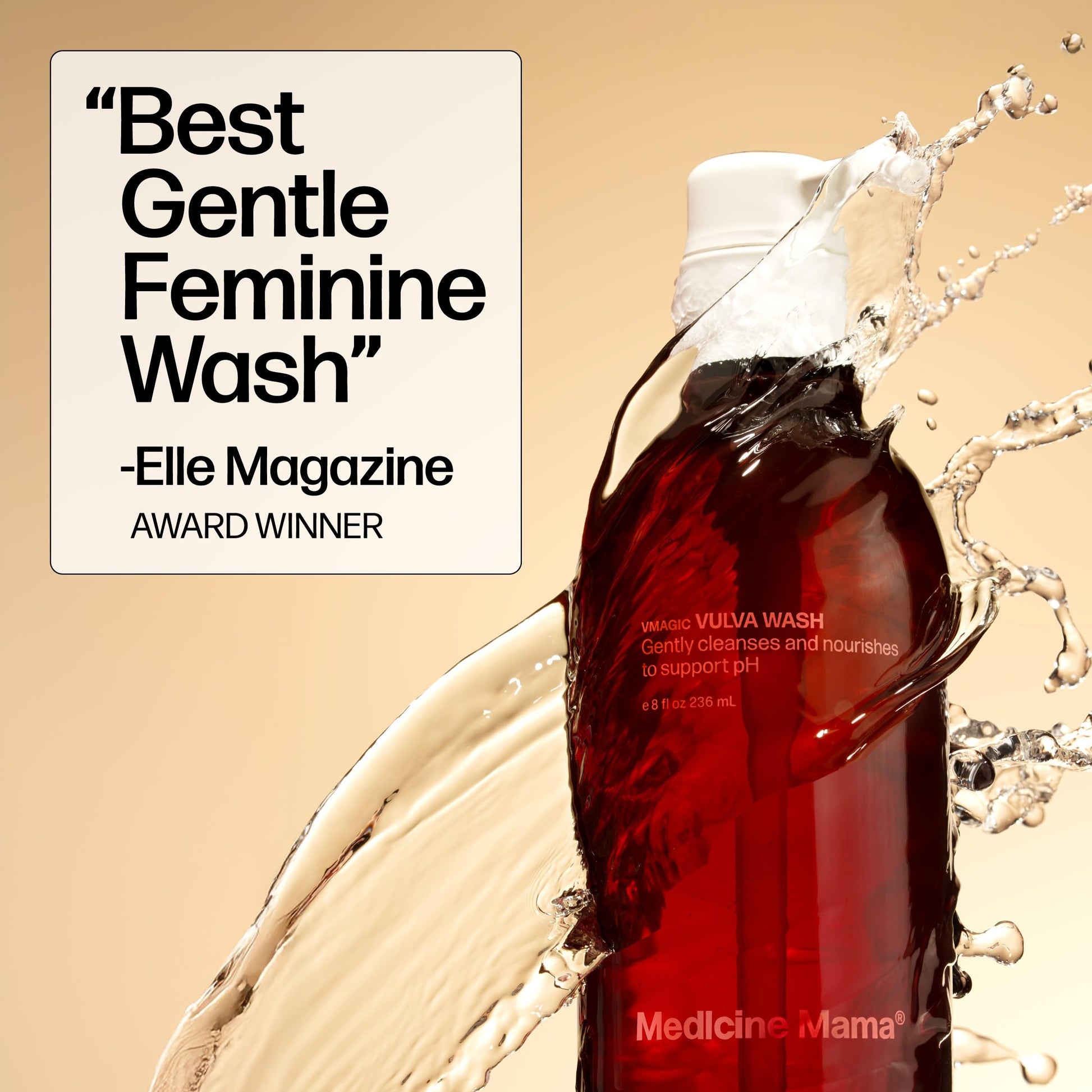 Medicine Mama's Apothecary Vmagic Gentle Feminine Wash pH Balanced to Cleanse and Rejuvenate Intimate Skin with Chamomile, Collagen, Vitamin E and Sage – Hormone Free — 8 oz Medicine Mama's ApothecaryBuy Supplements Australia