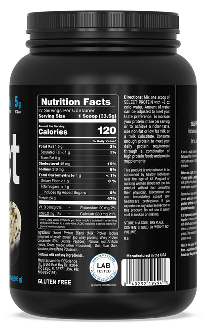 PEScience Select Low Carb Protein Powder, Chocolate Cupcake, 27 Serving, Keto PEScienceBuy Supplements Australia