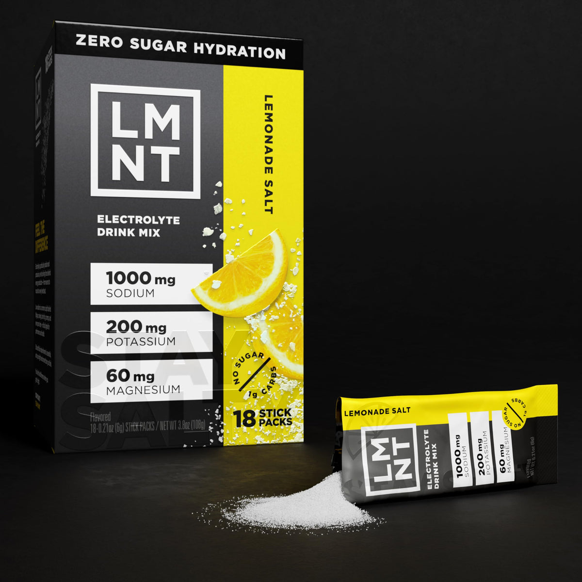 LMNT Zero Sugar Electrolytes - Lemonade | Drink Mix | 18-Count Drink LMNTBuy Supplements Australia