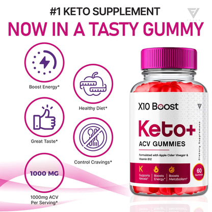 X10 Boost Keto ACV Gummies, X10 Keto Boost Gummies Advanced X10boost, X 10 Keto FyvusBuy Supplements Australia